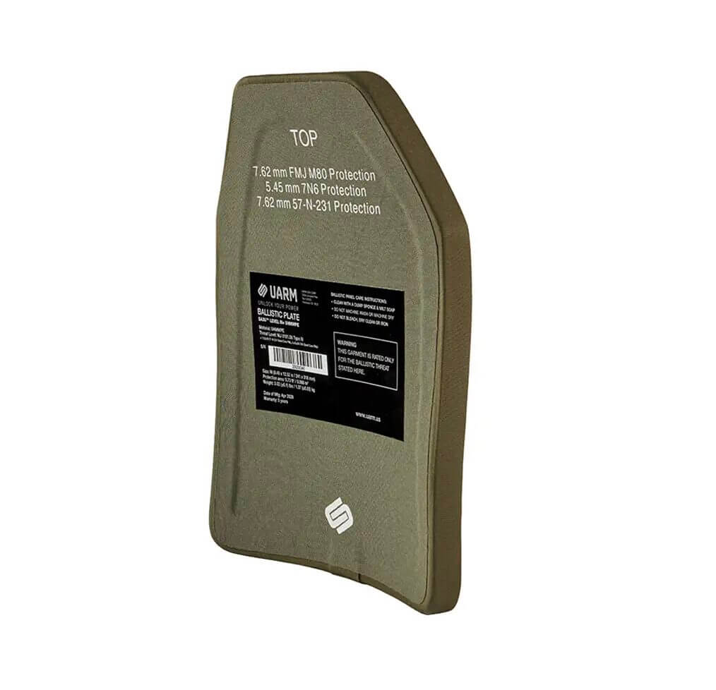 front plate of body armor